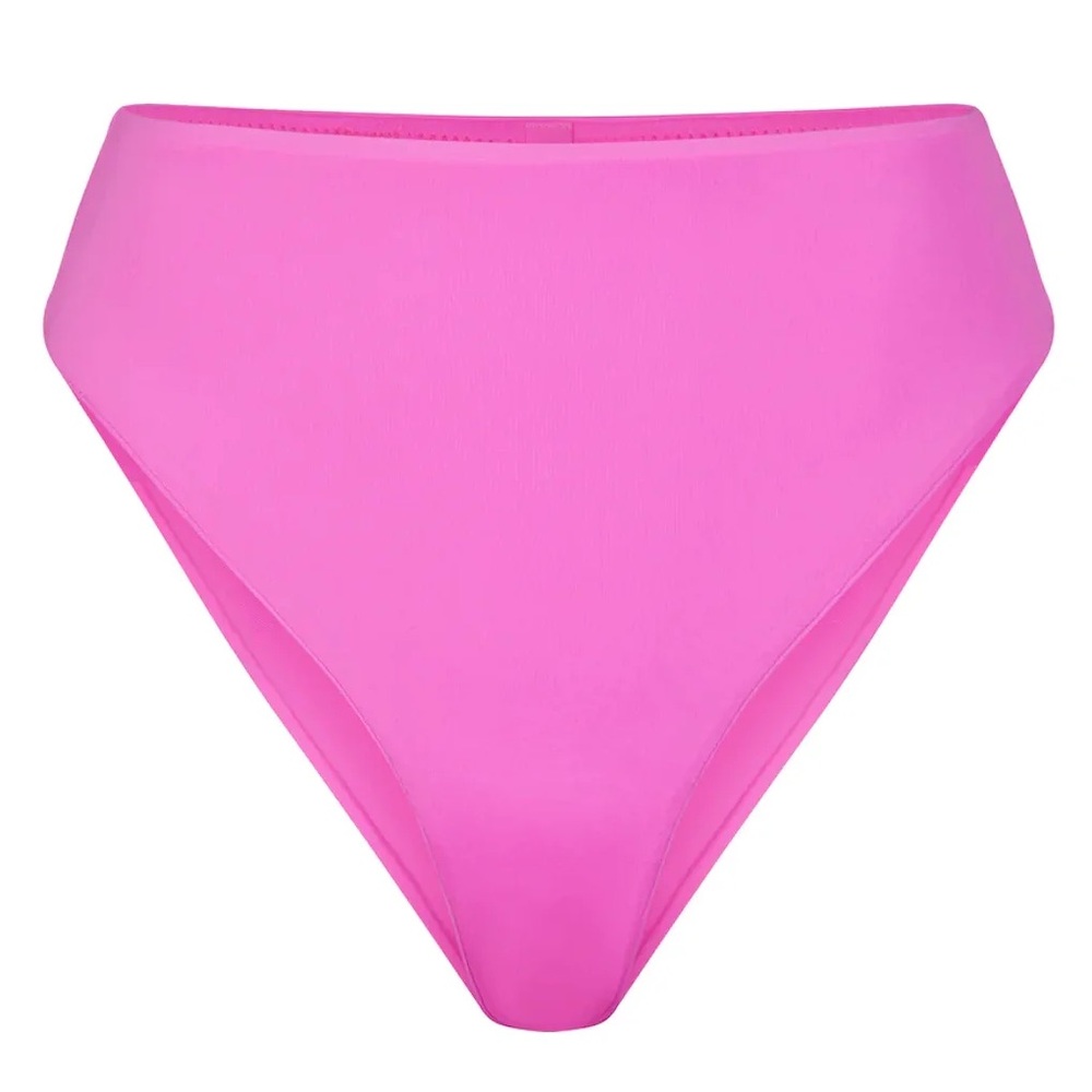 SKIMS Mid Waist Bikini Bottom - Neon Orchid